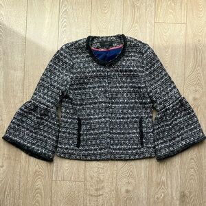 J.Crew Tweed Sequined Lady Day Jacket